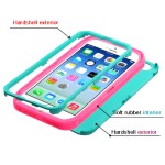 Funda Protector Mixto Apple Iphone 6 Antiderrapante Aqua / Rosa (17003907) by www.tiendakimerex.com